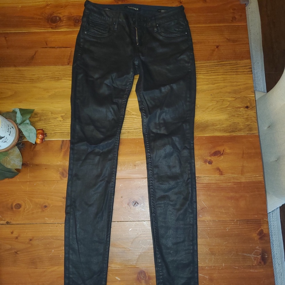 Vigoss The Jagger skinny coated jean sz 25